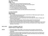 Sample Resume for Experienced software Test Engineer Pin Di Free Templates Designs