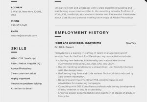Sample Resume for Experienced Ui Developer Free Download Download 45 Ui Developer Resume 2019