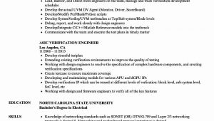 Sample Resume for Experienced Vlsi Design Engineer Resume format Vlsi Design Engineer Resume format
