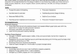Sample Resume for Factory Worker with No Experience Production Engineer Resume In 2020