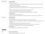 Sample Resume for Fashion Stylist Internship Fashion Stylist Resume Examples & Writing Guide [20 Tips]