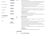 Sample Resume for Fashion Stylist Internship Fashion Stylist Resume Examples & Writing Guide [20 Tips]