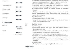 Sample Resume for Fashion Stylist Internship Fashion Stylist Resume Examples & Writing Guide [20 Tips]