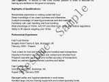 Sample Resume for Fast Food Worker Resume Samples Fast Food Worker Resume Sample