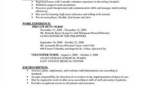 Sample Resume for Filipino Nurses Applying Abroad Sample Resume for Filipino Nurses Applying Abroad Resume