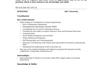 Sample Resume for Finance and Accounting Freshers Resume Templates for Accounting & Finance Freshers Sample Resume for Finance and Accounting Freshers Resume Templates for Accounting & Finance Freshers