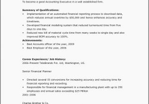 Sample Resume for Finance and Accounting Freshers Sample Resume for Mba Freshers In Finance