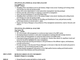 Sample Resume for Financial Planning and Analysis Financial Planning Analysis Resume Samples