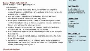 Sample Resume for Financial Planning and Analysis Financial Planning and Analysis Resume Lovely Financial