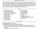 Sample Resume for Fire and Safety Officer Fire Safety Ficer Resume Example Arff Dept at Cvg