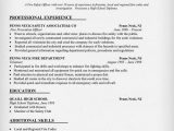 Sample Resume for Fire and Safety Officer Fire Safety Ficer Resume Sample Resume Panion