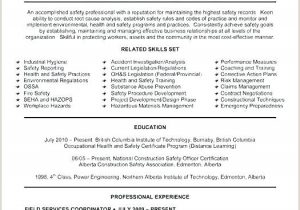 Sample Resume for Fire and Safety Officer Fresher Safety Ficer Fresher Cv format