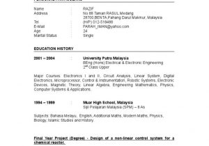 Sample Resume for Fresh Graduate Engineering Civil Engineering