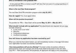 Sample Resume for Fresh Graduate Nurses with No Experience New Graduate Nurse Resume Examples Awesome Graduate Nurse Resume …