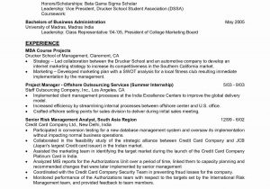 Sample Resume for Freshers Mba Finance and Marketing Mba Finance Fresher Resume format Fresh Sample Mba Resume …