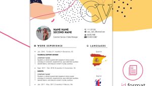 Sample Resume for Freshers with Photo attached Simple Resume Template with Photo Insert – Resumekraft