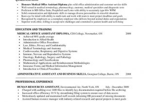 Sample Resume for Front Office Medical assistant Front Office Medical assistant Resumes – Derel