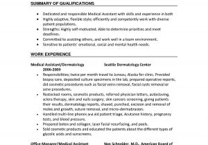Sample Resume for Front Office Medical assistant Resumes for Medical assistants with No Experience – top Medical …