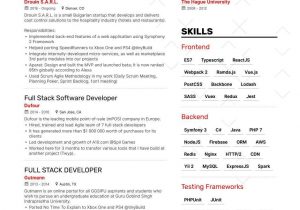 Sample Resume for Full Stack Developer Full Stack Developer Resume 8 Step Ultimate Guide for