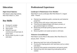 Sample Resume for General Construction Worker General Laborer Resume Examples In 2022 – Resumebuilder.com