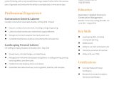 Sample Resume for General Laborer and Machine Operator General Laborer Resume Examples In 2022 – Resumebuilder.com