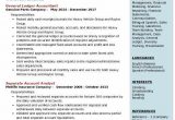 Sample Resume for General Ledger Accountant General Ledger Accountant Resume Samples