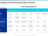 Sample Resume for Go Calendar Franchise Content Calendar for event Communication Planning Corporate event …