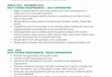 Sample Resume for Golf Course Maintenance Golf Course Maintenance Resume Samples