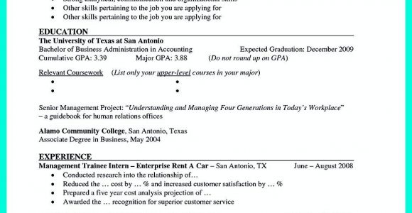 Sample Resume for Graduating College Student Best Current College Student Resume with No Experience Job …