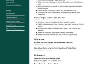 Sample Resume for Graphic Design with No Experience Graphic Designer Resume Examples & Writing Tips 2022 (free Guide)