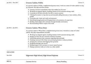 Sample Resume for Grocery Store Position Grocery Cashier Resume & Guide 14 Examples Pdf 2022