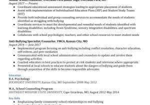 Sample Resume for Guidance Counselor Position School Counselor Resume Examples – Resumebuilder.com