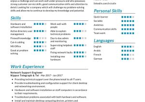Sample Resume for Hardware and Networking for Fresher Network Support Engineer Resume Sample 2022 Writing Tips …