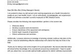 Sample Resume for Health and Wellness Consultant Health Coach Cover Letter Examples – Qwikresume