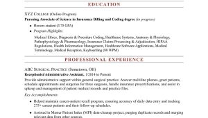 Sample Resume for Health Informatics Specialist Entry-level Clinical Data Specialist Resume Sample Monster.com
