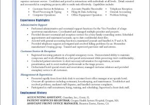 Sample Resume for Healthcare Administrative assistant Administrative assistant Resume – Distinctive Career Services