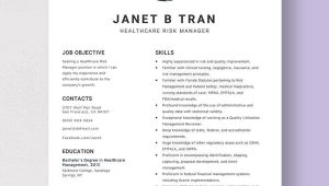 Sample Resume for Healthcare Risk Managers Healthcare Risk Manager Resume Template – Word, Apple Pages …