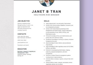 Sample Resume for Healthcare Risk Managers Healthcare Risk Manager Resume Template – Word, Apple Pages …