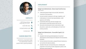 Sample Resume for Hedge Fund Administrator Free Free Hedge Fund Administrator Resume Template – Word, Apple …