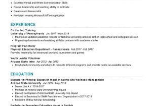 Sample Resume for High School athlete Sports Wellness Management Resume Sample 2022 Writing Tips …