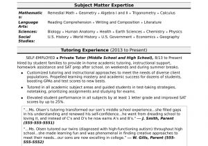 Sample Resume for High School Chemistry Teacher Tutor Resume Sample High School Resume Template, Student Resume …
