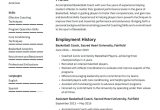 Sample Resume for High School Coaching Position Basketball Coach Resume Examples & Writing Tips 2022 (free Guide)