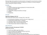 Sample Resume for High School Graduate with Little Experience High School Resume Examples – Resumebuilder.com
