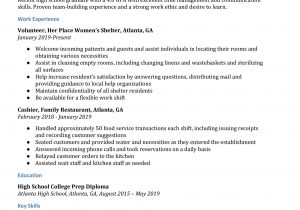 Sample Resume for High School Senior High School Resume Examples – Resumebuilder.com