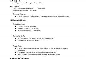 Sample Resume for High School Student with No Job Experience Free Resume Templates No Work Experience #experience …