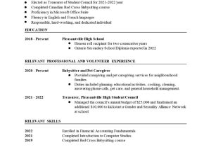 Sample Resume for Highschool Students with Little Work Experience How to Make A Resume for Teens with Examples Mydoh