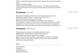 Sample Resume for Housekeeping Job In Hotel Housekeeper Resume Samples All Experience Levels Resume.com …