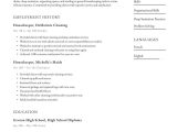 Sample Resume for Housekeeping with No Experience Housekeeping Resume Examples & Writing Tips 2021 (free Guide)