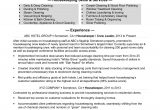Sample Resume for Housekeeping with No Experience Housekeeping Resume Sample Monster.com