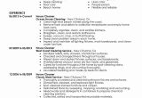 Sample Resume for Housekeeping with No Experience Resume for Cleaning Job Beautiful Best Residential House Cleaner …